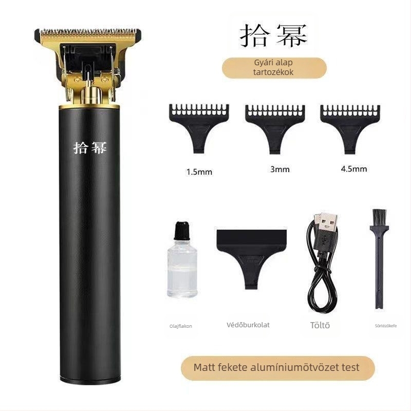 Brushless motoros hajvágó, titán ötvözetű penge, vízálló kivitel, beépített újratölthető akkumulátor, üzemidő 3–6 óra