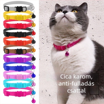 Macska nyakörv – Nylon (Származás: Guangdong; Márka: Cool; Nem bővíthető; Macskáknak)