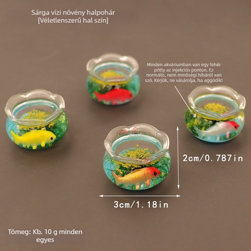 Zaobei üvegből készült akvárium, kézzel készített asztali mini táj dekoráció, bájos stílus