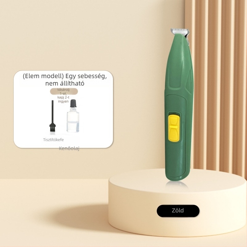 Elektromos kisállat-gondozó hajvágó – kutyák és macskák számára, vágó a szőrhöz a tappancsokon és körömcsiszoló, ABS + rozsdamentes acél