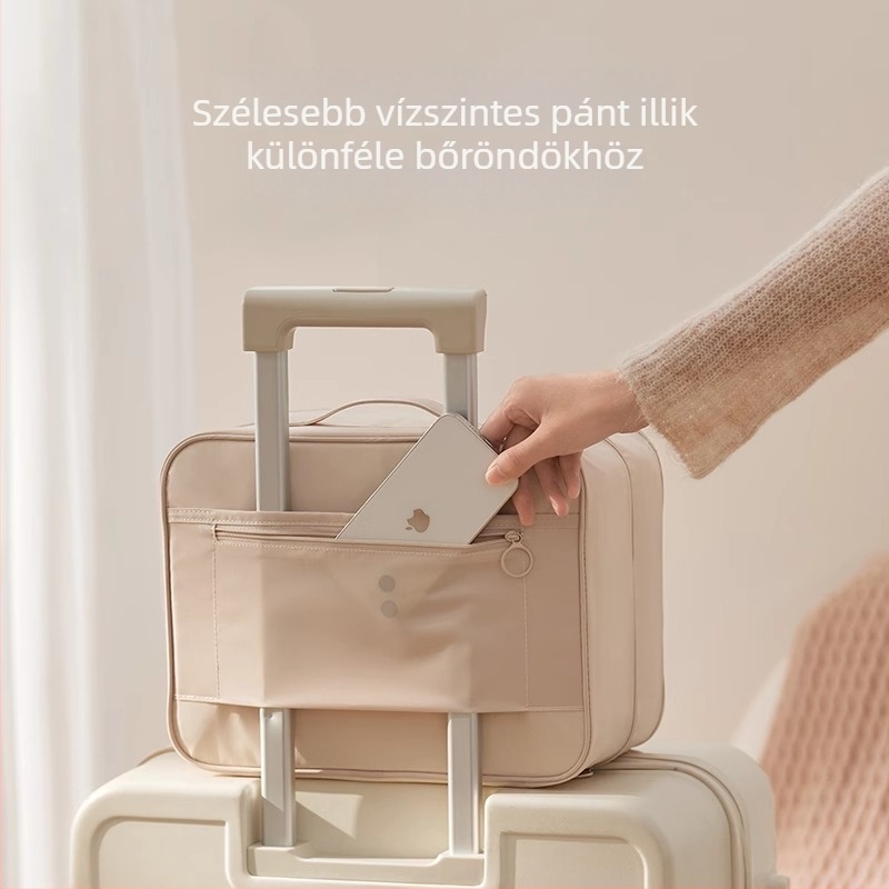 Cipőzacskó – Vízálló, Porálló, Nagy Kapacitású, Hordozható Utazáshoz (Kocka alak, Poliészter, Többfunkciós, Modern Minimalista Stílus)