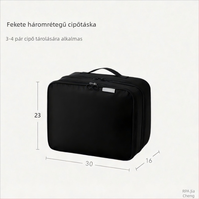Cipőzacskó – Vízálló, Porálló, Nagy Kapacitású, Hordozható Utazáshoz (Kocka alak, Poliészter, Többfunkciós, Modern Minimalista Stílus)