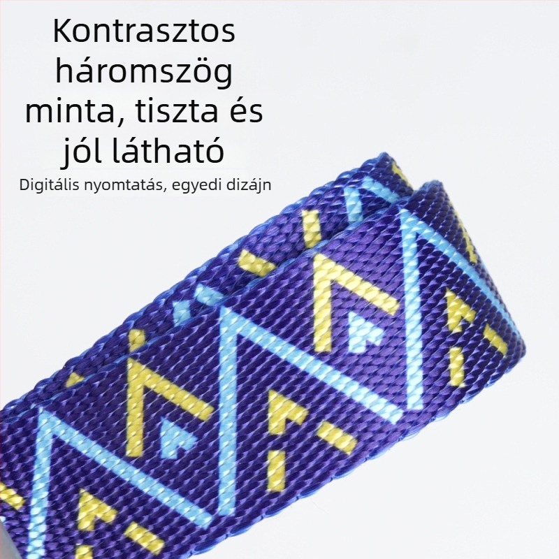 Kutyamell-hám gyors felvétellel és antiszakadás pánttal, nylon-szerű anyag, Duo Mao Mao márka, FB-583 modell