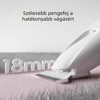 Elektronikus láb-szőr vágó készülék háziállatok számára macskáknak és kutyáknak, csendes, újratölthető; Anyag: ABS + kerámia + rozsdamentes acél; Univerzális használat; Márka Tiger Pets; Termék kód Fz-256