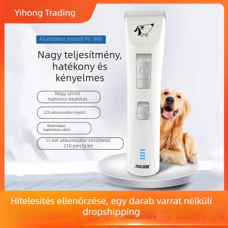 Jane Állatbarát Elektromos Klipper Kutyák és Macskák Számára – Multifunkcionális, Biztonságos, Professzionális Ápolási Eszköz (Márka: Jane; Anyag: Műanyag; Importált: Nem; Privát Címke: Nem)