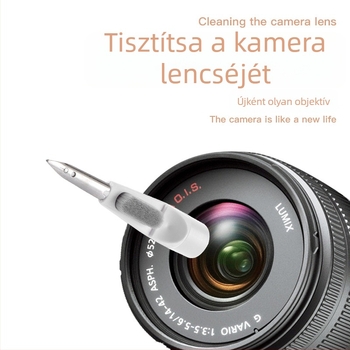 Q10S tisztító készlet – kompatibilis a notebookkal, mobiltelefonnal, számítógéppel és digitális kamerával; anyagok: ABS, PET és mikroszálas kendő; OEM gyártás; 200 darab / doboz