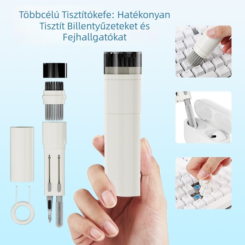 SYT-05 6‑in‑1 tisztító készlet elektronikai eszközökhöz; Anyag: ABS; Funkció: elektronikus eszközök tisztítása; Márka: Seven Thousand Ice