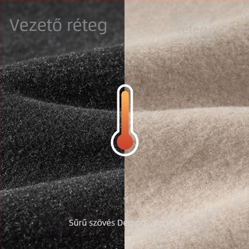 Téli kismama nadrág gyapjúkeverékből, vastag, széles szabású, deréktámaszos, hosszú szárú