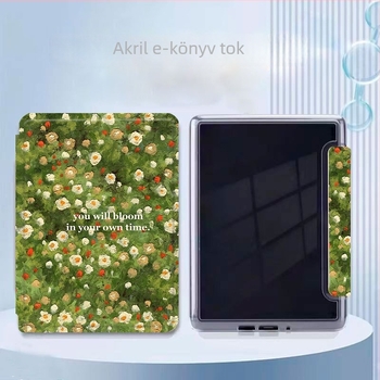 Kindle védőtok akril kemény héjával, 2024 ifjúsági kiadás, KPW6, generáció, KPW123 generáció, mágneses zár