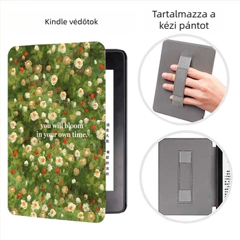Kindle védőtok akril kemény héjával, 2024 ifjúsági kiadás, KPW6, generáció, KPW123 generáció, mágneses zár