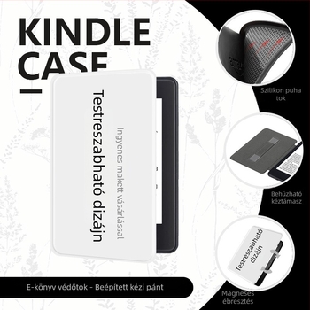 Kindle védőtok, kézi modell, KPW6, mágneses zár, puha héj, ifjúsági kiadás KPW123