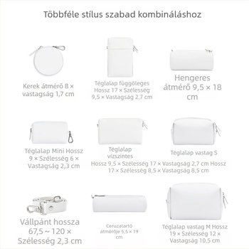 Muji szabadon összerakható tárolótáska-sorozat – utazási és mindennapi szervező: kézitáska, tolltartó, kozmetikai táska