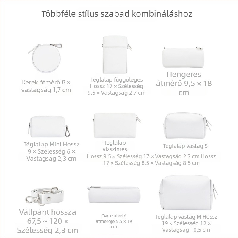 Muji szabadon összerakható tárolótáska-sorozat – utazási és mindennapi szervező: kézitáska, tolltartó, kozmetikai táska