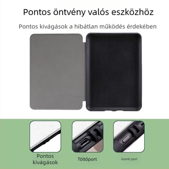 Kindle védőtok kpw5, 2022 Ifjúsági kiadás, mágneses, teljes lefedettség, műbőr