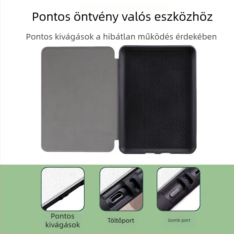 Kindle védőtok kpw5, 2022 Ifjúsági kiadás, mágneses, teljes lefedettség, műbőr
