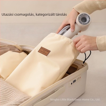 Utazáshoz készült hajszárító tároló táska, 400T Oxford anyagból, méretek S/M/L/XL