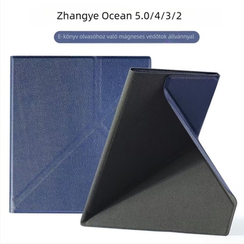 Mágneses flip tokos védőtok mikroszálas bőrből Ocean4Plus, Ocean3Plus és Ocean5 e-olvasókhoz