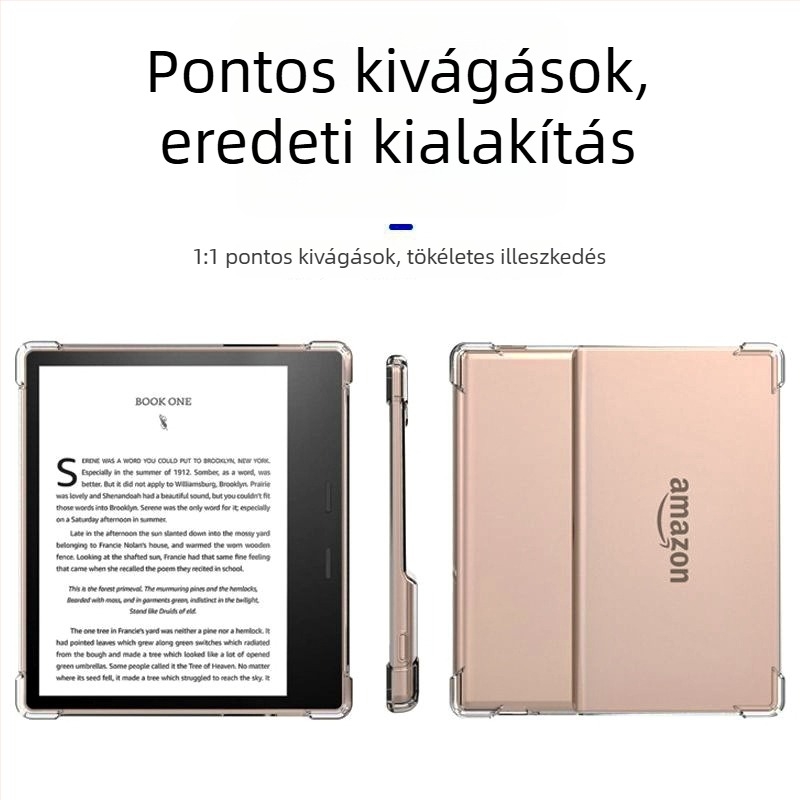 Kindle Oasis3 TPU védőtok, hátsó fedél, Pretty coco, 2025