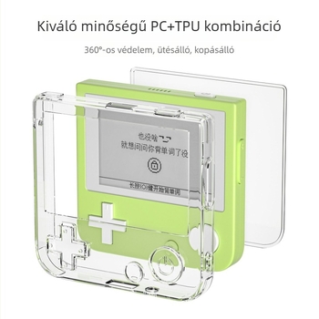 Inwni TPU védőtok Word Machine számára – 2-az-1-ben átlátszó kialakítás, egyszerű stílus, logó nélküli