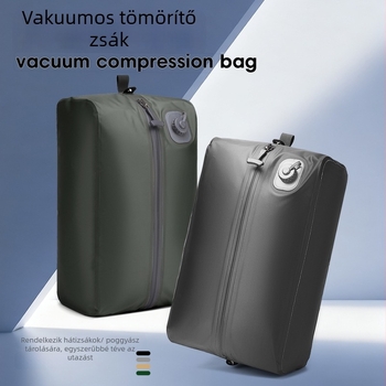 Tölthető elektromos vákuumos tároló táska utazáshoz – TPU, 20–35 L, vízálló, ultrakönnyű, száraz/nedves elkülönítés