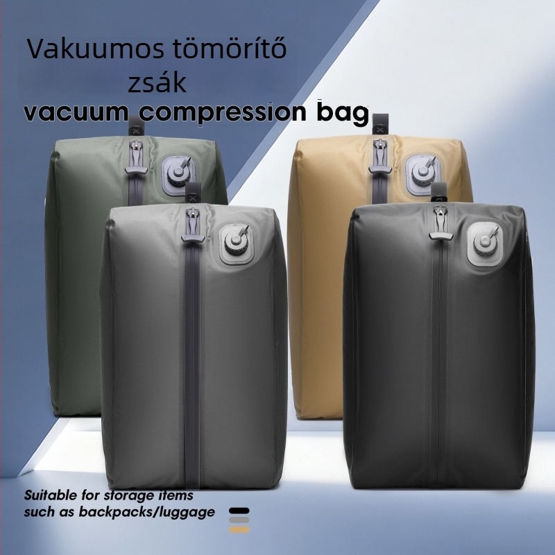 Tölthető elektromos vákuumos tároló táska utazáshoz – TPU, 20–35 L, vízálló, ultrakönnyű, száraz/nedves elkülönítés