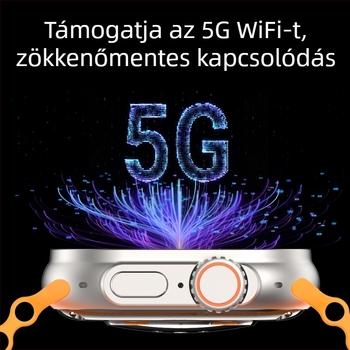 Okosóra ujjlenyomat-azonosítással, SIM-kártya-nyílás, AMOLED kijelző, vér oxigén-szint észlelése, vízálló