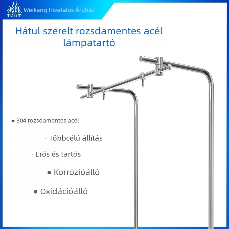 Wellcome rozsdamentes acél hátoldali típusú rejtett vezetékes downlight panel tartó, tájvilágításhoz, tömeg 2,5–5 kg