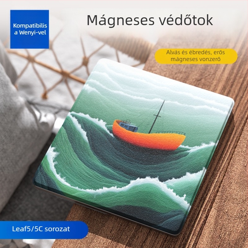 Leaf5 védőtok mágneses záródással, flip kivitel
