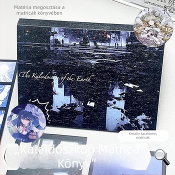Karakter matricás könyv – DIY anyag, bevont papír, nyomtatás, sötét sorozat