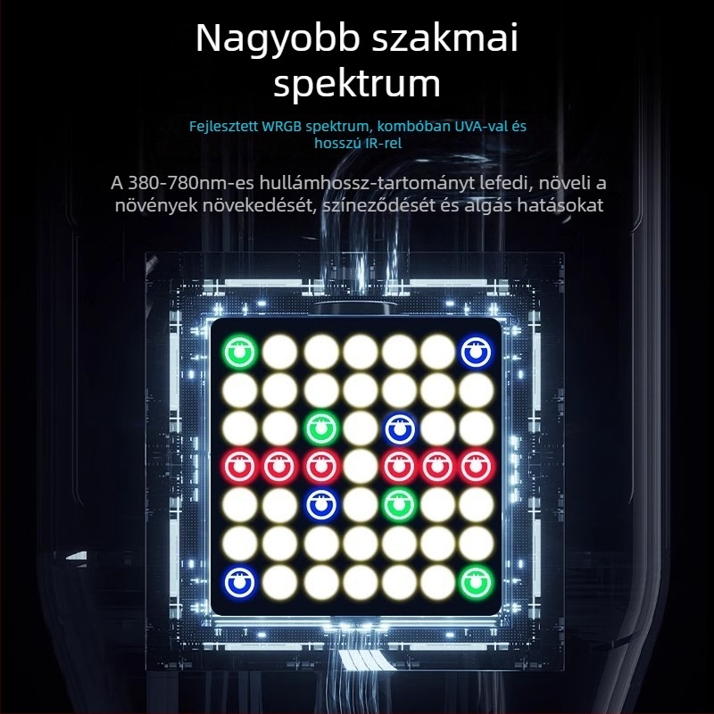 LED akváriumi lámpa, Yao rui, 55–80 W, műanyag kivitel, fokozza a világítást