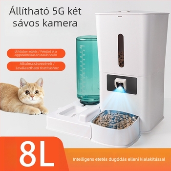 Háziállatok intelligens etetője, modell Wsq01; távoli applikációs vezérlés; időzített és adagolt etetés; szétszedhető kialakítás; alkalmas macskák és kutyák számára