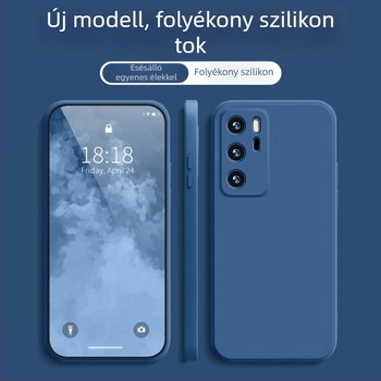 Huawei P40 telefonvédő tok — Minimalista védőtok egyenes élével, P40 és P40 Pro kompatibilis, Youth Edition Lite