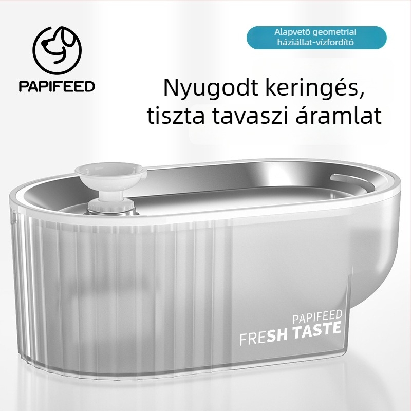 Macskák számára automatikus vízadagoló készülék, automatikus keringéssel, nagy kapacitású (Alkalmazás-támogatás nélkül)