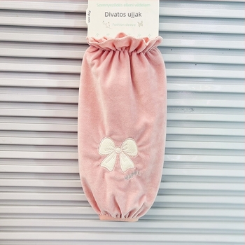 Női karvédők – poliészter, foltálló, domborított textúra, tél, aranyos stílus