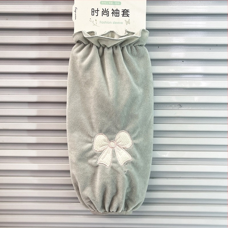 Női karvédők – poliészter, foltálló, domborított textúra, tél, aranyos stílus