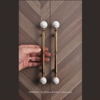 Francia stílusú szekrényajtó fogantyú – modern minimalista design; cink ötvözet, öntvény, modell X36