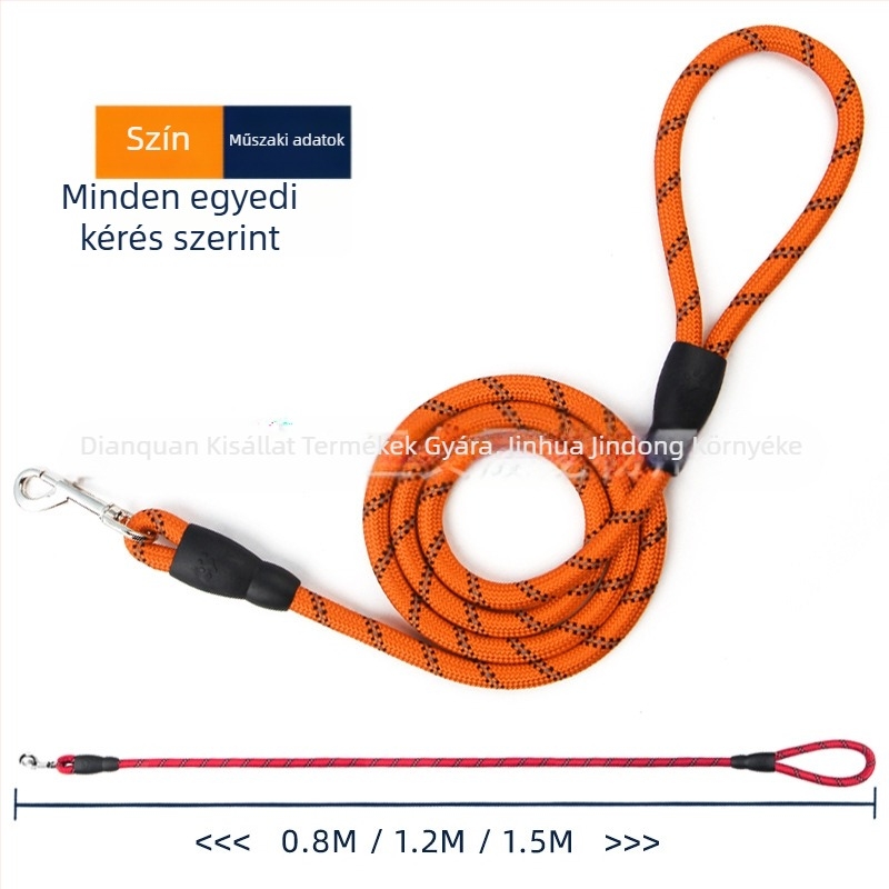 Kutyapóráz (Tow rope) – Poliészter; Nem nyújtható; Dobozmennyiség: 200 db; Nem importált