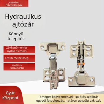 Hidraulikus szekrényajtó pánt 161261, hideg-hengerelt acél, 42–45 g, bútorokhoz