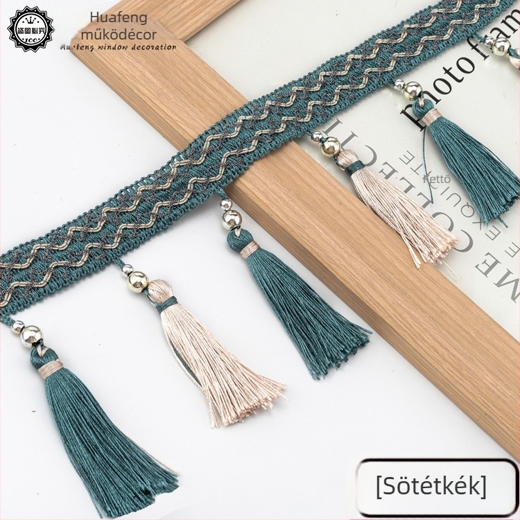 Függöny bojt dantellalapú fejfedő - Anyag: hexagonális háló alap + poliészter szál; Kézműves projektekhez; Termékkód: 1024947142; Márka: Egyéb