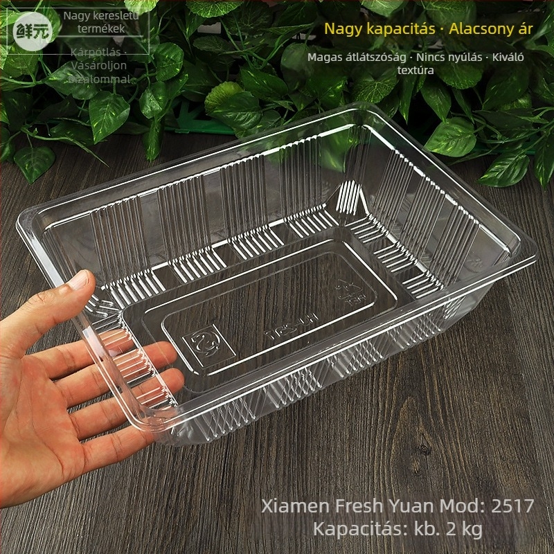 Egyszer használatos PET gyümölcstál fedél nélküli, modell 1813, PET anyag, falvastagság 0,3 mm, belső átmérő 120 mm