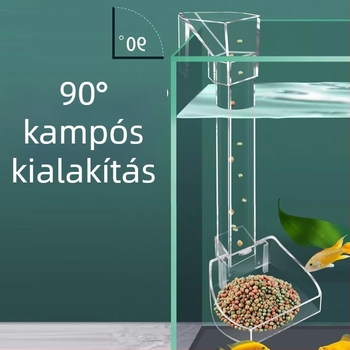 Akril akváriumi etetőcső automata etetéssel, átlátszó garnéla etető – Strange Garden