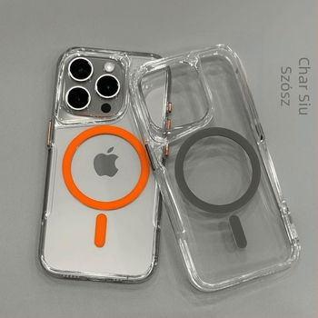 iPhone 14 Pro Max mágneses TPU tok, ütésálló védelem, vastag kialakítás, testreszabható