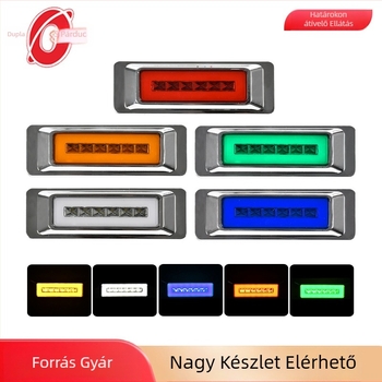 Kamion oldalsó LED világítás 12–24V, 30W, 6000K, univerzális kompatibilitás
