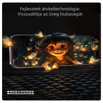 Passionate craftsman edzett üveg teljes lefedettségű képernyővédő iPhone 13 Pro Max-hoz, HD tisztaság