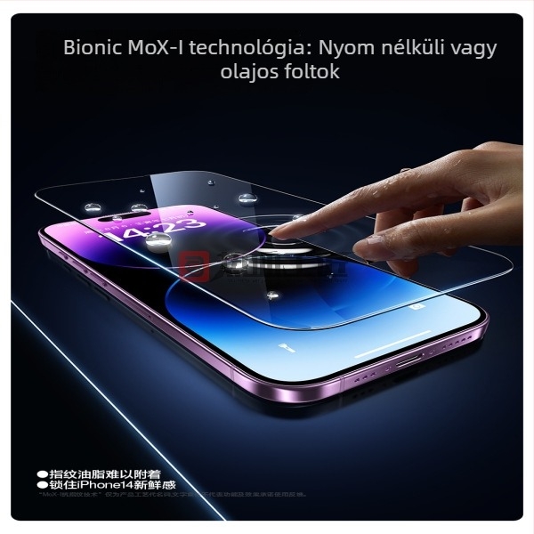 Passionate craftsman edzett üveg teljes lefedettségű képernyővédő iPhone 13 Pro Max-hoz, HD tisztaság