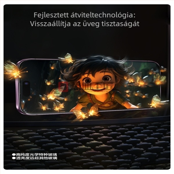 Passionate craftsman edzett üveg teljes lefedettségű képernyővédő iPhone 13 Pro Max-hoz, HD tisztaság