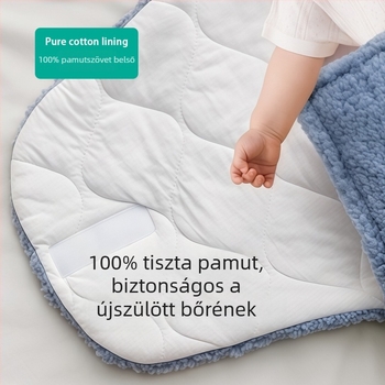 100% pamut baba swaddle takaró és hálózsák — újszülötteknek és 1–3 éveseknek, egész évben, tömeg 300–500 g, testreszabható
