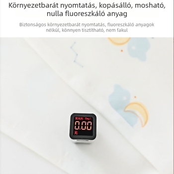 100% pamutból készült újszülött ölelőkendő, könnyű nyárra, állatmintával