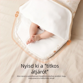 Sűrű, 100% pamutból készült újszülött beburkoló kendő, A osztály, egységes kialakítás, négy évszakos használatra