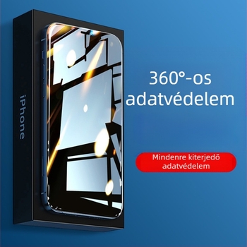 360° magánéletvédelmi kijelzővédő üveg iPhone 17 Pro és iPhone 16 Pro Max készülékekhez